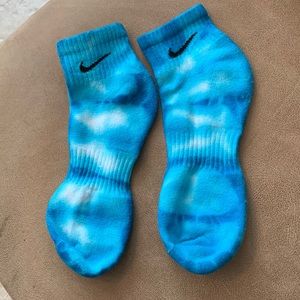 Nike custom tye dyed dry fit socks